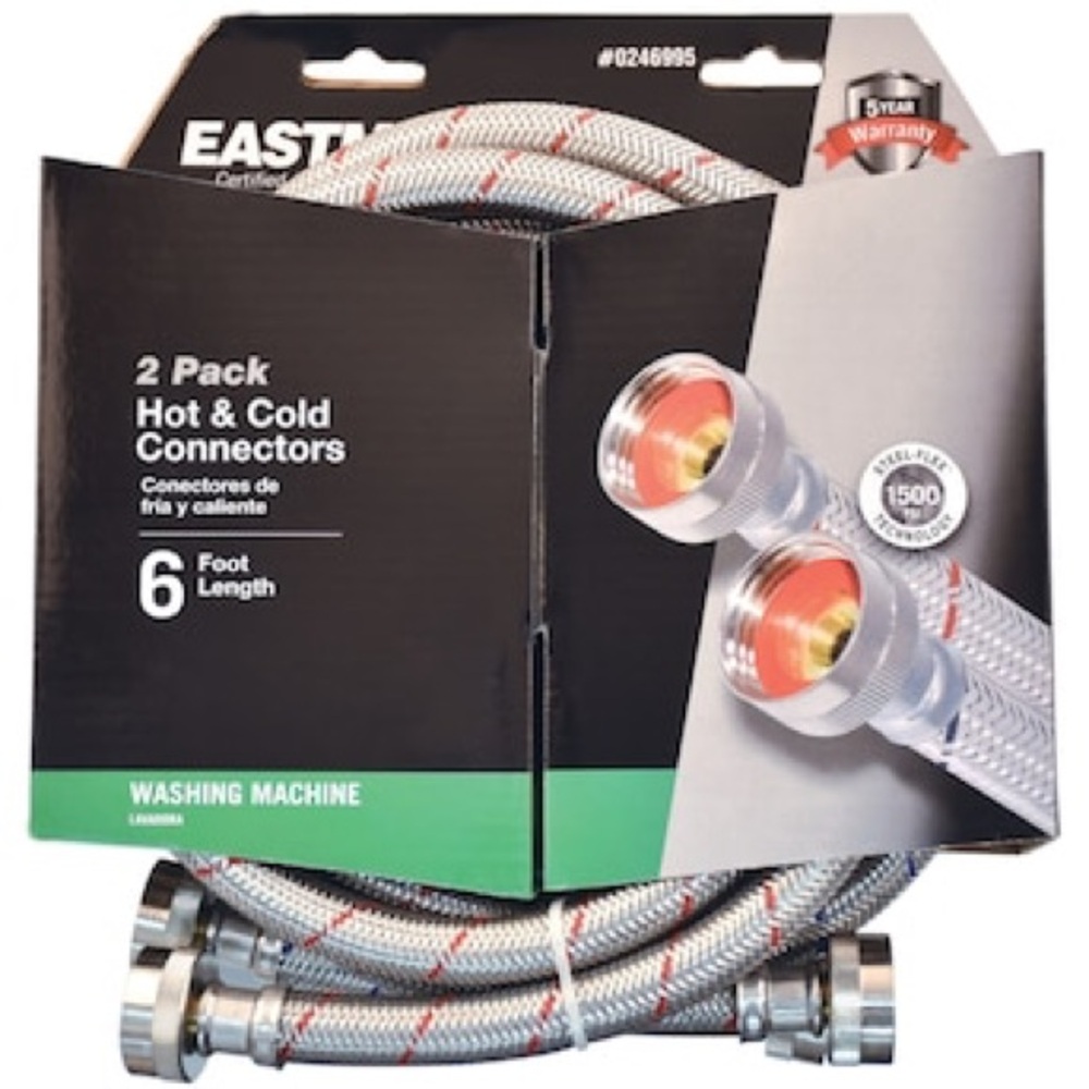 NEW Eastman 6FT Hot & Cold  Washer machine Connectors